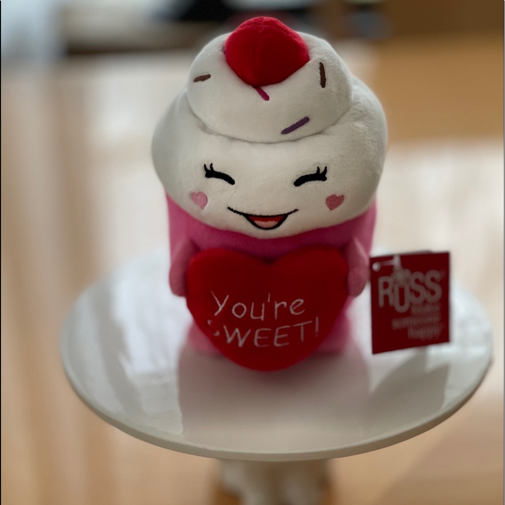 You’re sweet cupcake valentines plush